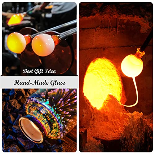 Porseme Essential Oil Diffuser 3D Glass Aromatherapy Ultrasonic Humidifier, Air Refresh Auto Shut-Off, Timer Setting, Bpa Free For Home Hotel Yoga Leisure Spa Gift 100Ml Last 4H #TOP3