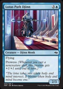 Magic The Gathering - Lotus Path Djinn (039/185) - Fate Reforged
