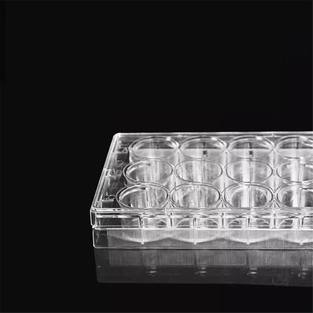 Attrezzature e forniture di laboratorio 10 pezzi di piastre coltura a fondo piatto da 6/12/24/48/96 pozzetti