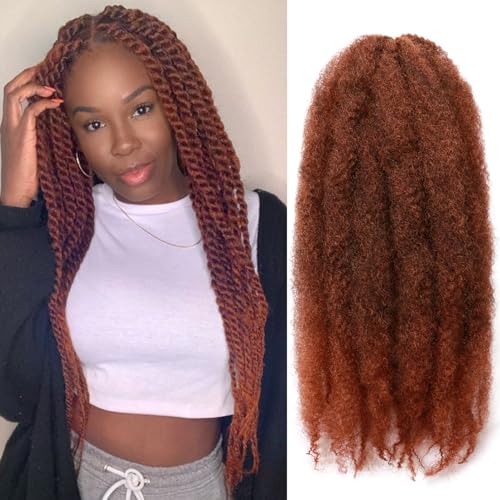 Marley Twist Braiding Hair 24Inch 8packs Soft Cuban Twist Hair for Black Women(T30 24Inch(Pack of 8))