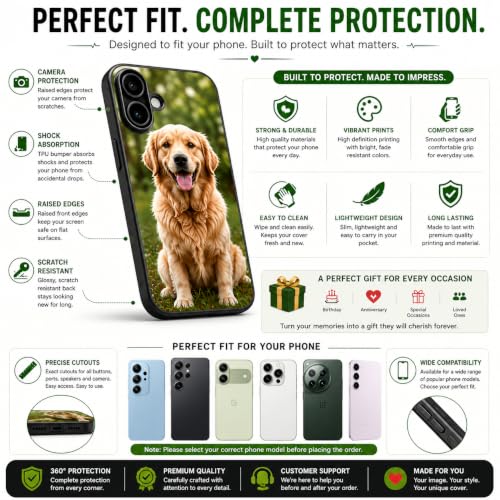 Image of Personalized Mobile Cover | Fits All Mobile Models | Upload Any Photo, Name or Design | Premium Custom Phone Case | HD Quality Printing | Glossy Finish | Camera Protection