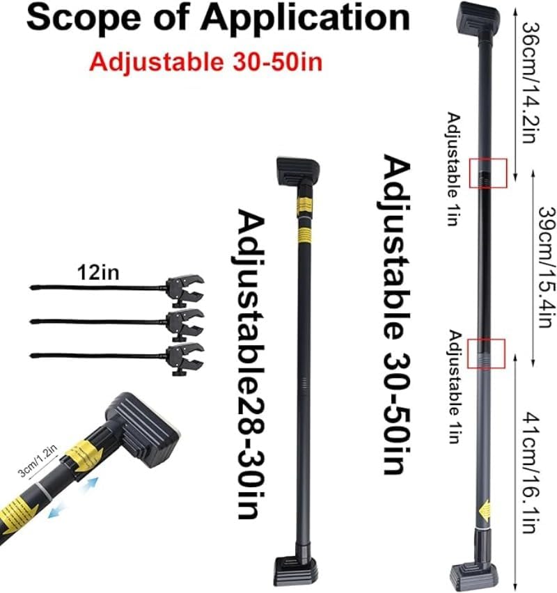 Garland Hanger,Adjustable Garland Hook, No Screws, Drilling, or Glue Required, Suitable for Heavy-Duty Decorative Hooks for Christmas and Other Holidays (32"-82")