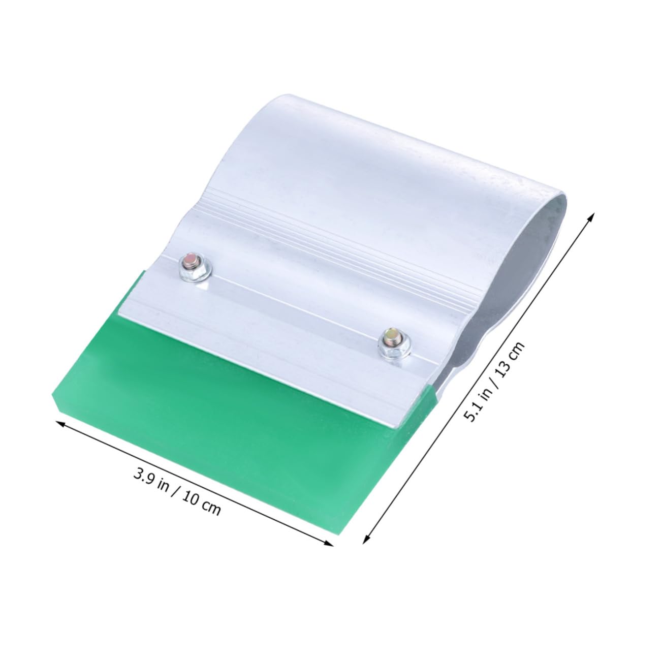 LALAFINA 2pcs Craft Squeegee for Silk 10cm Length Rubber Printing Tool with Comfortable Aluminum Handle Squeegee Kit Random Color