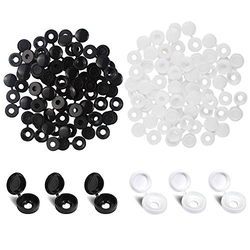 LUCY WEI 100 PCS Tappo vite in plastica,coperchio