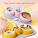 Luyismer Dog Water Food Bowl Non-Spill Automatic Water Dispenser for Cat Detachable Dish