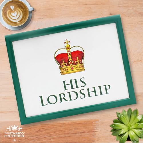 The Leonardo Collection His Lordship Laptray Small For Food Serving & Breakfast | Comfortable Bean Bag Lap Trays With Cushion | Durable Food Tray For Eating On Lap | Ideal Laptrays For Home & Adults - 2