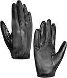 Coutures Solides & Coupe Soignée: Piqûres régulières et doigts légèrement allongés pour affiner la ligne de la main. Résistent aux usages répétés et conservent leur forme. Un accessoire durable et stylé, idéal en gants homme cuir pour sorties et trajets