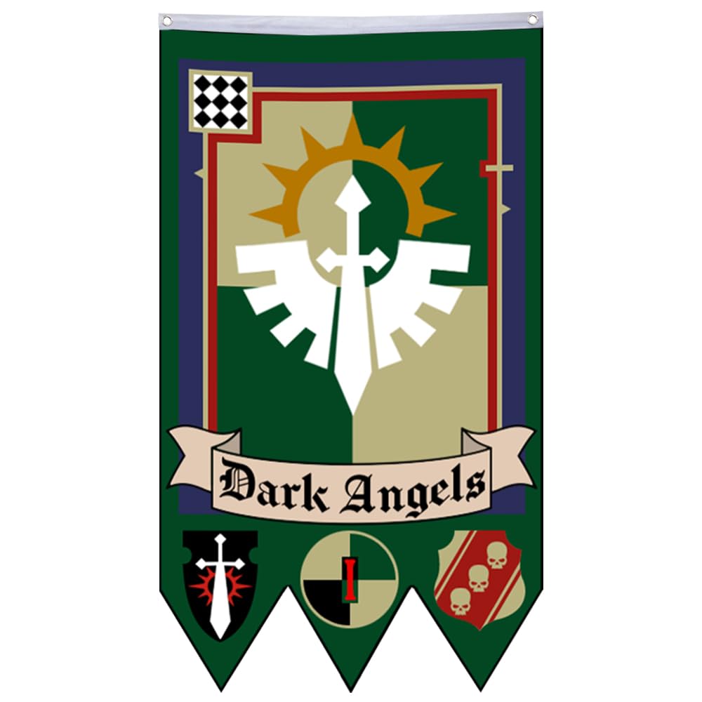 2but Space Legion Flag Swallowtail Pennant banner 30x50inch Man Cave (Dark Angels I)