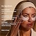 + Lux Unfiltered Cooling Under Eye Patches - Anti-Slip Caffeine Infused Korean Eye Mask - Reduces Puffiness, Brightens, & Hydrates Skin - Fragrance Free, Vegan, & Cruelty Free - 10 Count