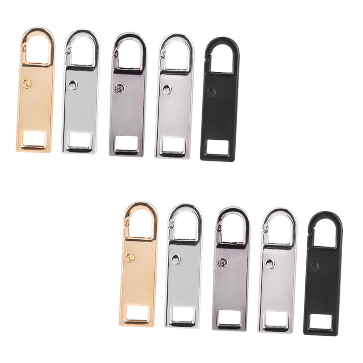 NUOBESTY 3 Juegos De Tiradores De Cremallera De Repuesto Para Equipaje Resistentes Para Mochilas Kit De Accesorios (10 Unidades)