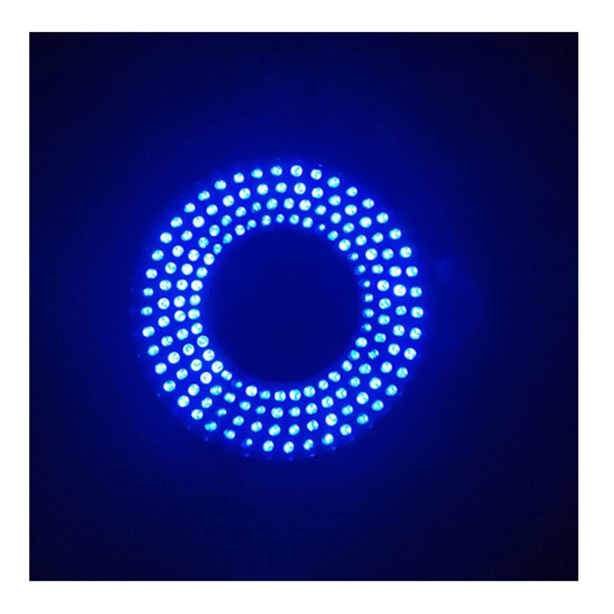 Microscope Inner Diameter 40mm 160pcs LED Beads LED Ring Light Source for Industrial Stereo Microscope White Red Blue Light(Blue)