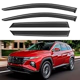 Window Visors Rain Guards for 2022 2023 2024 2025 Hyundai Tucson, Out-Channel Window Vent Wind Deflectors Visors Shades for 22 23 24 25 Tucson SE SEL N-Line Limited