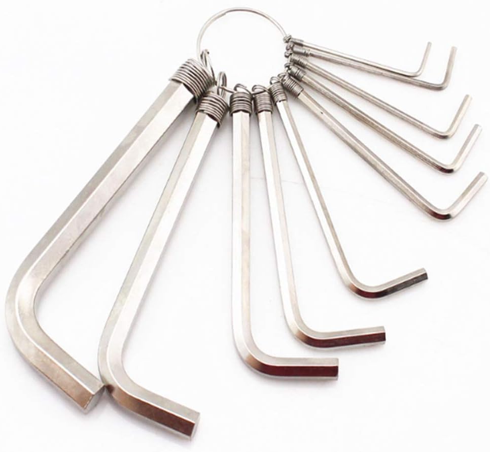 Peromet 10-Piece Long Arm Ball End Allen Key Set - Durable and Versatile Hex Key Tool Kit