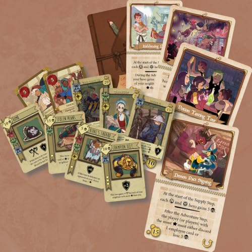 Renegade Game Studios Bargain Quest: Brick & Mortar Expansion juego de mesa de estrategia para 2 a 6 jugadores en inglés, edición 2023 miniatura 3