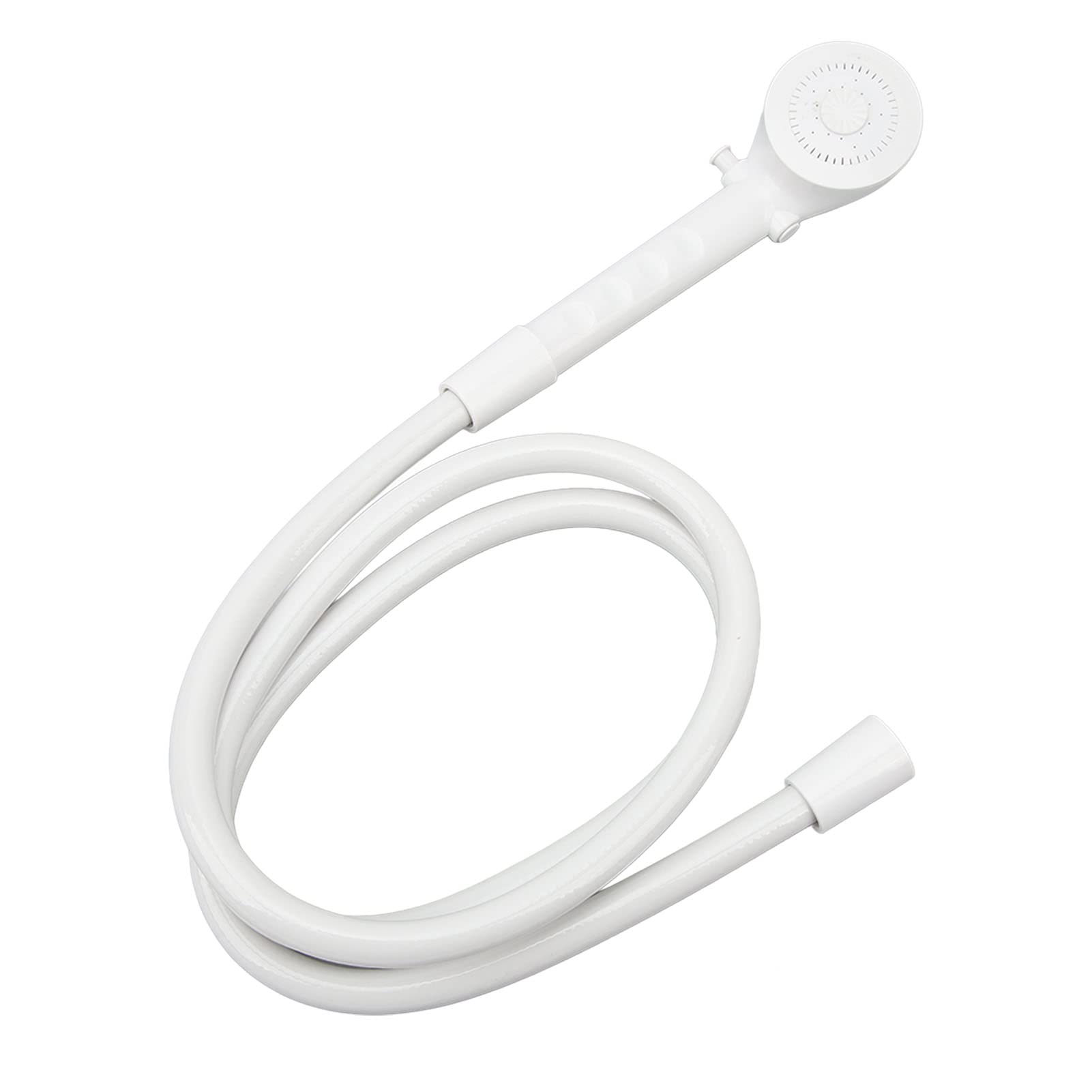 Alcachofa de ducha para autocaravana, construcción resistente, manguera de 1,5 m, ahorro de agua, amplia aplicación para barco y caravana (blanco)