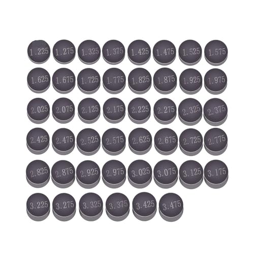 Pastilles de distribution moto 7,48 mm pour entretien du jeu de soupape et cames