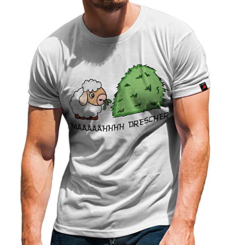T-shirt fille motif champ de grains blanc taille L Copytec 31612