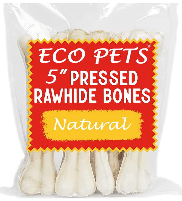 ECO PETS 5 Inches Dog Chew Bone Extra Thick Super Hard Pressed Rawhide Chew Lasting Bones for Dogs (4 Kilogram) (B0BWS5LGWW) Amazon Price History, Amazon Price Tracker