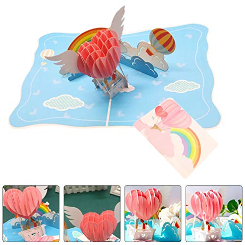 CLISPEED 3D Cartãde Saudaçãde Dia Ds Namrads Cartãde MensaRmânticPp-Up Amr CraçãBênçãpara CasamentCh