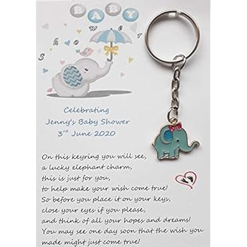 personalised baby keyrings