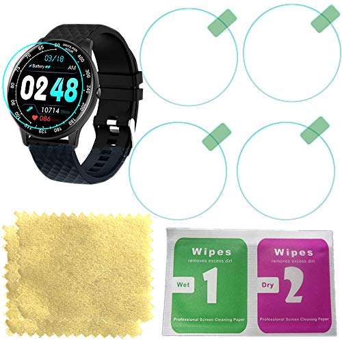 Octelect Tempered glass screen for amokeoo round smart watch screen protector screen protector