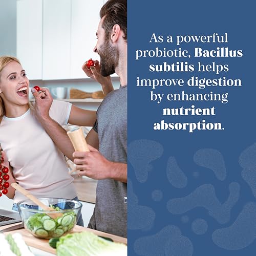 Image of Bacillus Subtilis 25 Billion Enhance immunity | For Both Men & Women- 60 Veg Capsules
