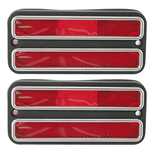 Front Side Marker Parking Turn Signal Corner Lights Pair Set for Chevy GMC Truck
