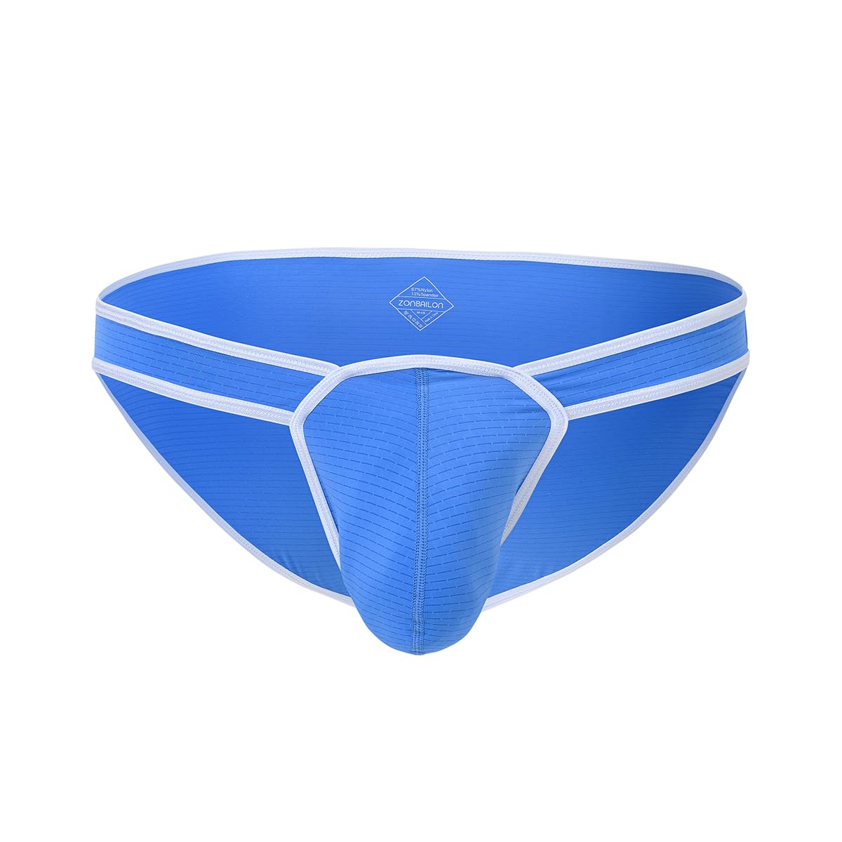 BIATWOWR Sexy Striped Low Rise Men's Briefs Underwear with Bulge Pouch Comfortable Underwear for Men