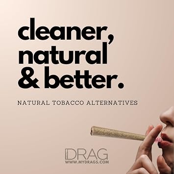 Drag Clove, 10x3 Clove Flavoured Herbal smokes (1 1/4 size), Blend of Baby Mugwort Leaves, Himalayan Sage and Clove pods, Nicotine Free, Tobacco Free, Relieve stress and Enhance your mood