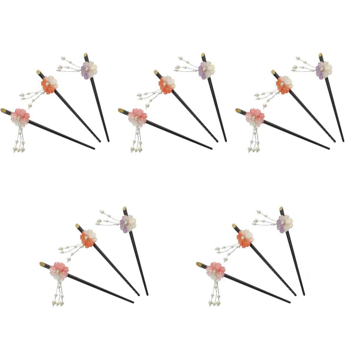 Beavorty 15stücke Retro Haarstäbchen Mit Quaste Chinesische Haarnadeln Für Elegante Hochsteckfrisuren Für Partys Und Besondere Anlässe