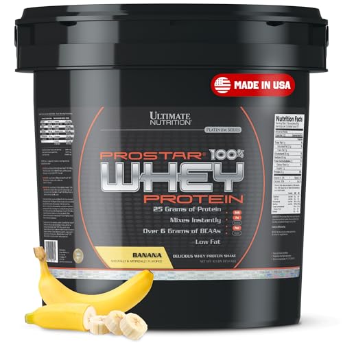 Ultimate-Nutrition-Prostar-Whey-Protein-Powder-Isolate-Banana-Low-Carb-High-Protein-Powder-Shake-for-Muscle-Gain-Recovery-Low-Sodium-Low-Fat-Keto-Friendly-10-lbs-Bucket