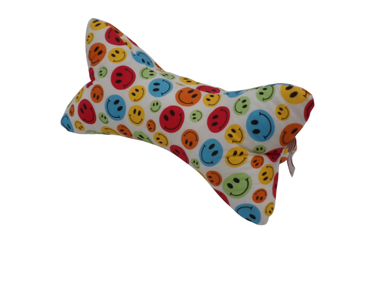 Manufaktur Martinshof Leseknochen Smiley, Nackenkissen, Nackenknochen, Nackenrolle,Lesekissen, Leseknochen, Buchstütze, Relaxkissen, Kissen, Nackenstütze, ergonomisch, Baumwolle, Gräser, Blätter