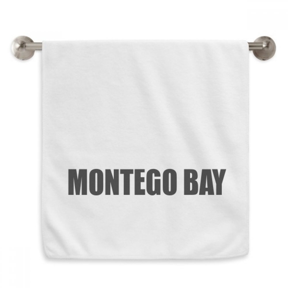 Serviette Montego Bay Jamaïque linge de toilette absorbant blanc