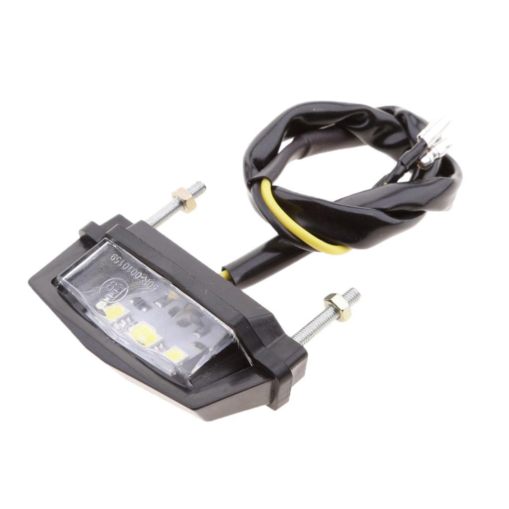 CALANDIS® Number Plate Led Light Rear Tail Light For Motorcycle Motorbike