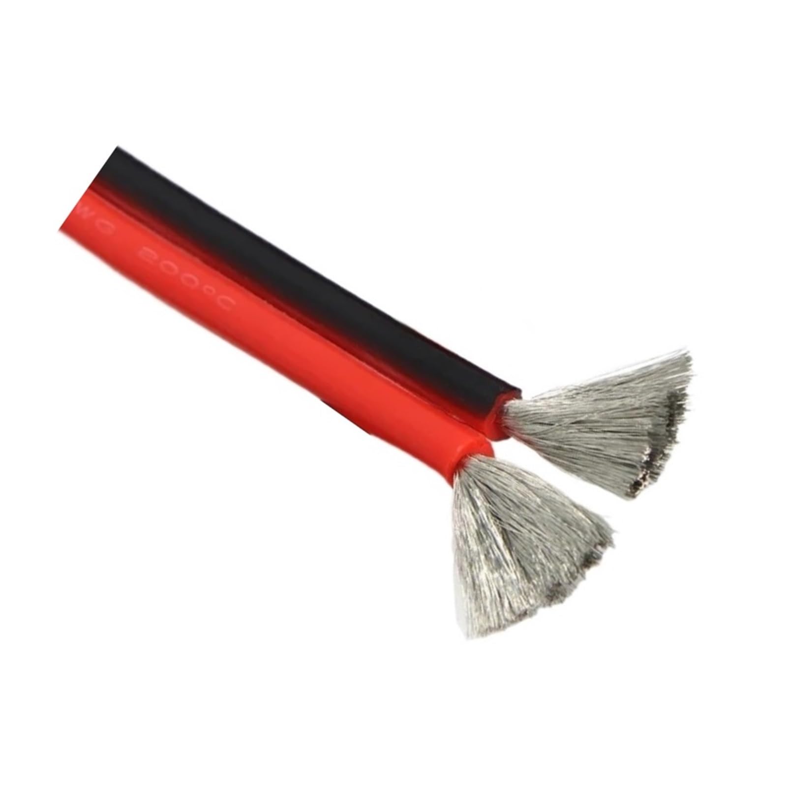 Cable De Silicona Suave 2 Pines, 1/2/3/5/8/10/20M, 30, 28, 26, 24, 22, 20 AWG, Cables Electrónicos, Cobre Estañado Flexible(8m,20AWG)