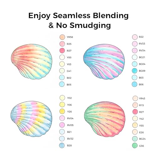 Image of Ohuhu Pastel Alcohol Brush Markers- 48 Pastel Colors of Honolulu Blossoming- Alcohol Based Double Tipped Art Marker Set for Artist Adults Coloring Illustration- Brush & Chisel Dual Tips- Refillable