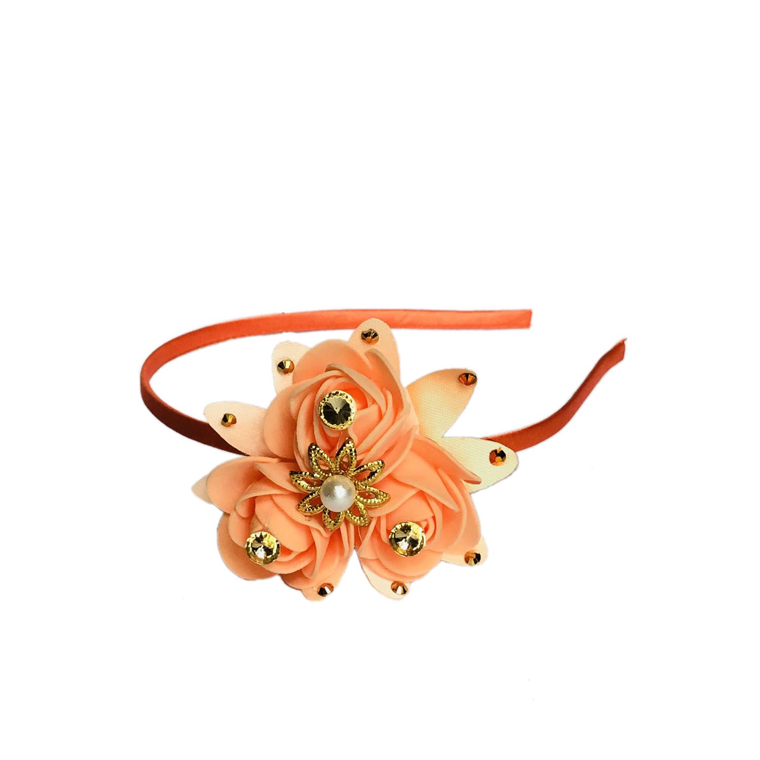 Gadinfashion™ Flower Headband, Hairband,Handmade Hair Band For Girls & Women, Pack_01, Color-Orange (B0CHY7HBLJ) Amazon Price History, Amazon Price Tracker