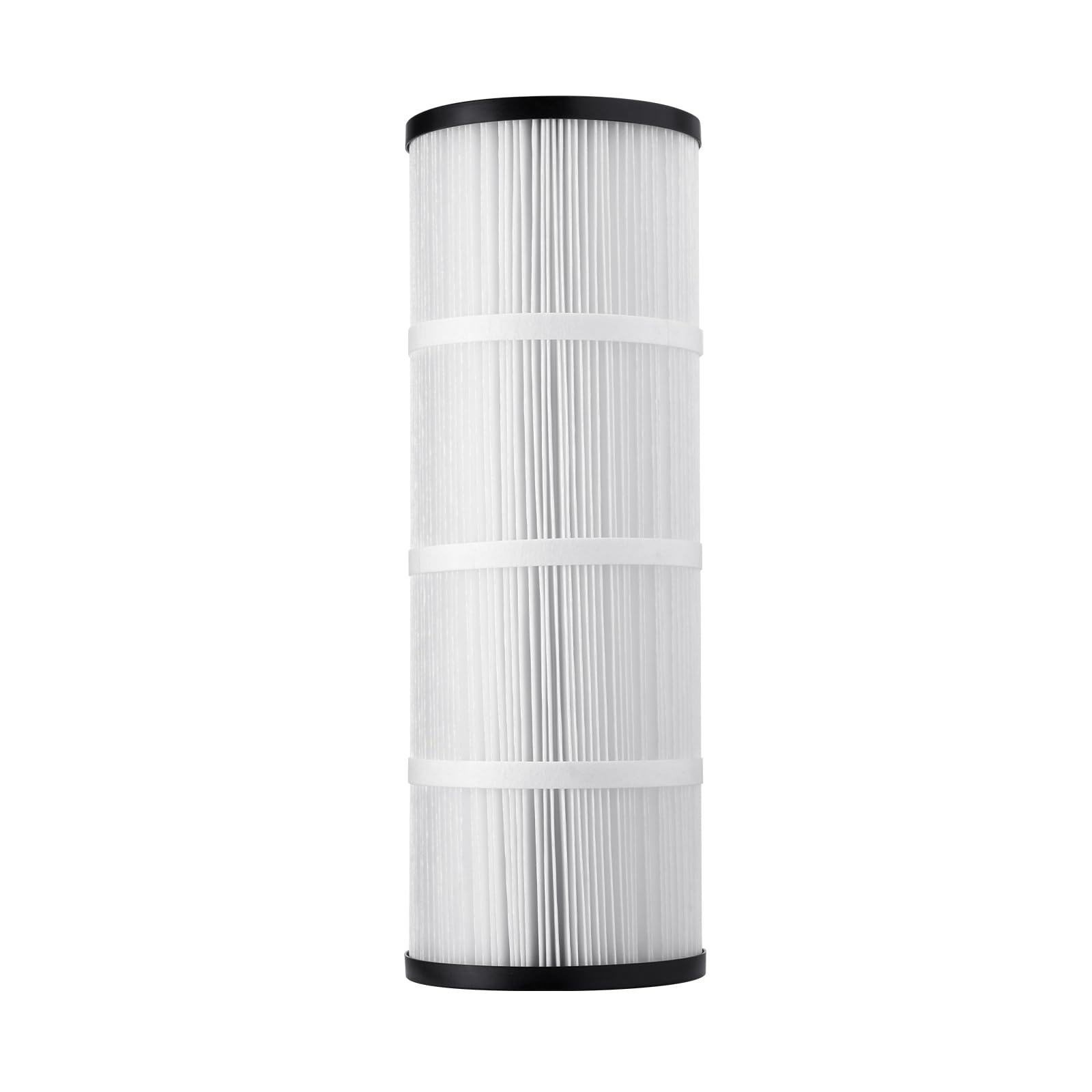 VEVOR Cartouche de Filtre de Piscine 4,6 m², Cartouche Filtrante de Rechange de Spa Compatible avec Modèles Hayward C500, CX500-RE, Pleatco PA50, Plissée Trilobée, pour Filtration de Piscines, Spas