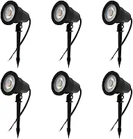 Kit 6x Espeto de Jardim 7W 3000K À Prova D'Agua Bivolt