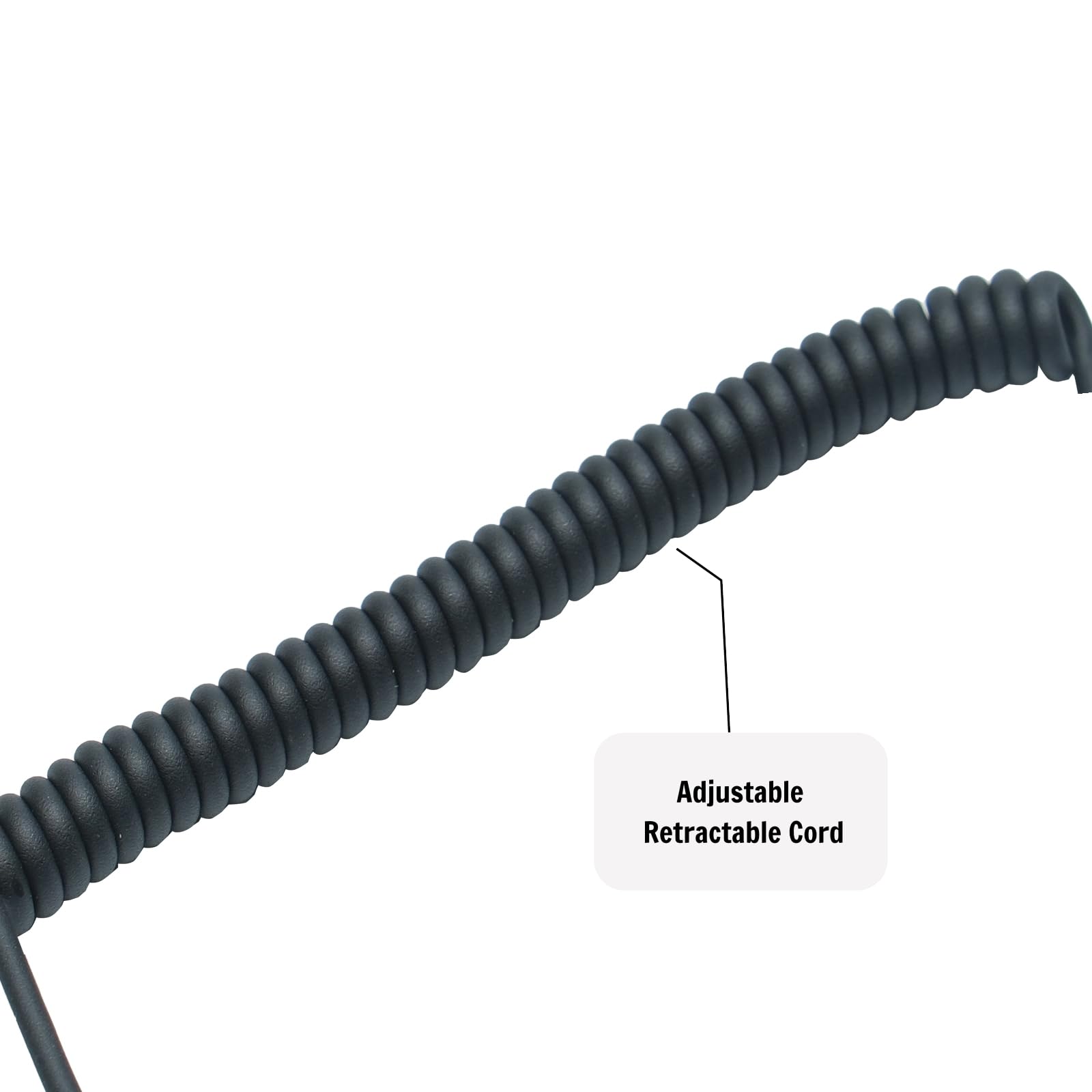 Auriculares de vigilancia suaves en forma de C de 3,5 mm para escuchar solo escucha, auriculares de vigilancia para micrófonos de altavoz de radio de 2 vías, paquete de 10