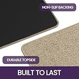 DEXI Door Mat 43 x 76 cm, Doormat Indoor Non-slip Dirt Trapper, Absorbent Inside Entrance Rug, Washable Low Profile Floor Mats for Entryway, Beige - Image 5
