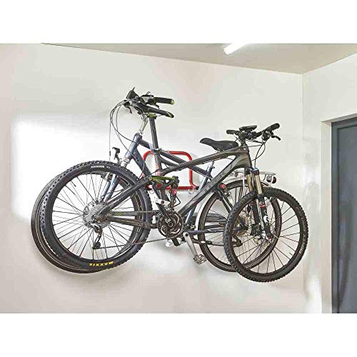 Support mural 2 vélos rabattable en acier robuste et durable