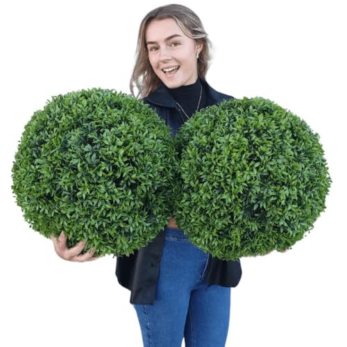 365 Curb Appeal Set of 2 Large Topiary Balls (Better