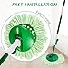 Mop Head Replacement for Libman Tornado Spin Mop System, Resuable Microfiber Mop Refill Pad, Easy to Replace, Machine Washable（5 Pack）