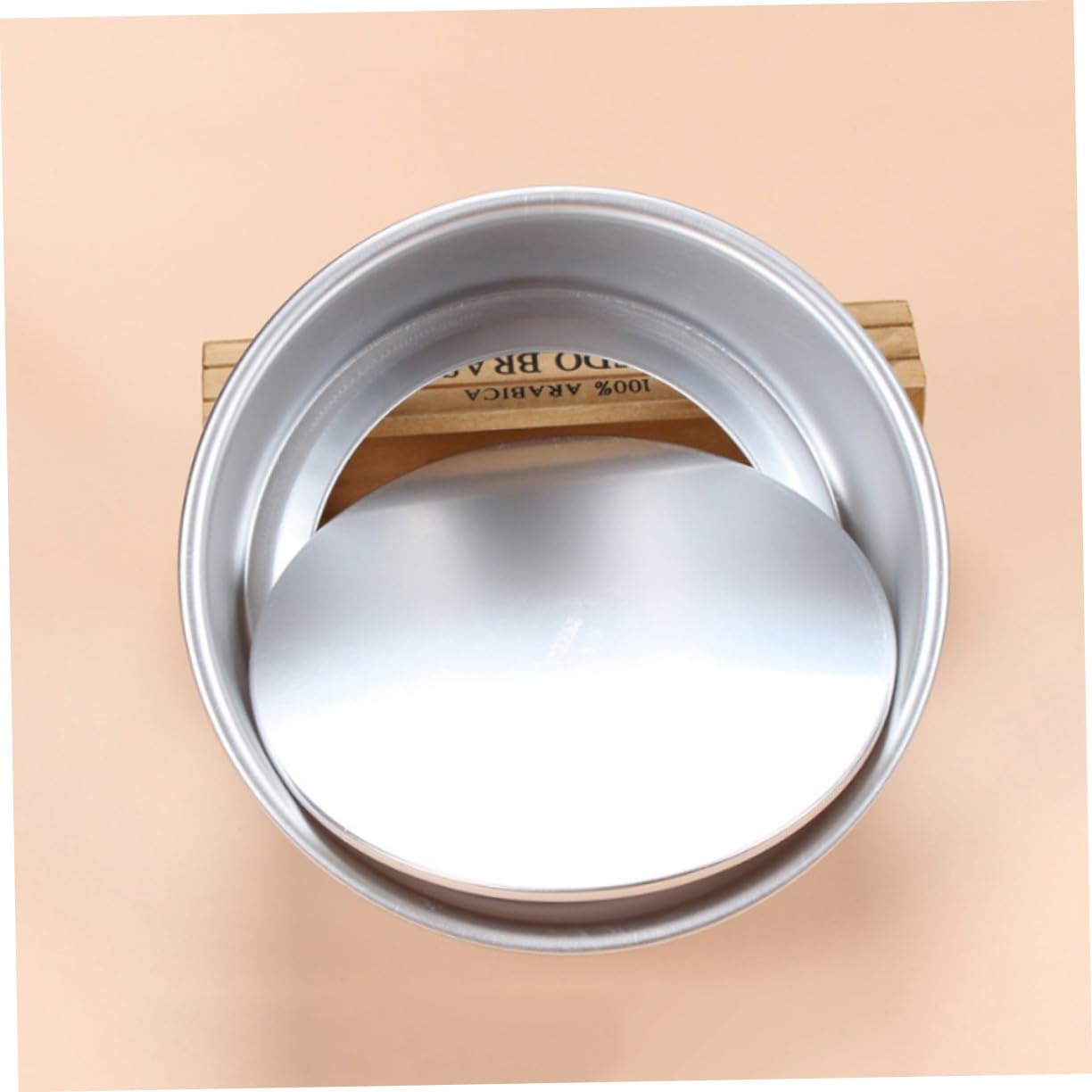 4 pezzi Teglie da Forno Rotonde in Removibile Stampo Torta Antiaderente per Dolci Cheesecake e Dessert Teglia Cake Non Stick