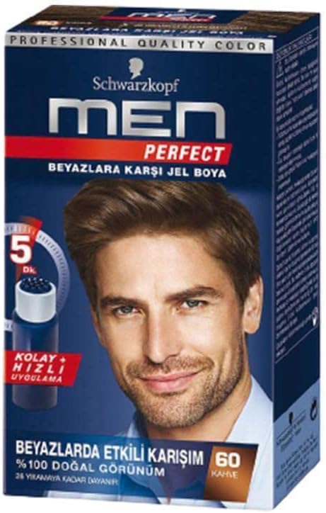 Schwarzkopf Men Perfect Erkek Saç Boyası - Kahve 60