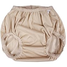 GaryWear Active Brief Adult Diaper Covers, Trim Fitting Discrete Waterproof Pant. Uni-Sex, Breathable, Quiet, Reusable & Washable Incontinence Under Garments - X-Large, Latte