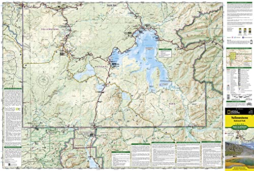 Yellowstone National Park Map (National Geographic Trails Illustrated Map, 201) - Image 4