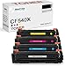 Price comparison product image SMARTOMI 4PK High Yield CF540X Compatible Toner Cartridges for HP CF540X CF541X CF542X CF543X HP 203X for used with HP Color LaserJet Pro M254 M254dw 254nw MFP M281cdw 281fdn 281fdw 280nw Printers