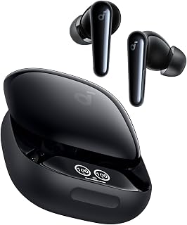 Soundcore by Anker Liberty 4 Pro Audífonos Inalámbricos con ANC Adaptativa, 7 Sensores, Sonido Hi-Fi ACAA, Hi-Res, LDAC, hasta 40h, Carga Rápida, 6 Micrófonos con IA, Regalos para mamá